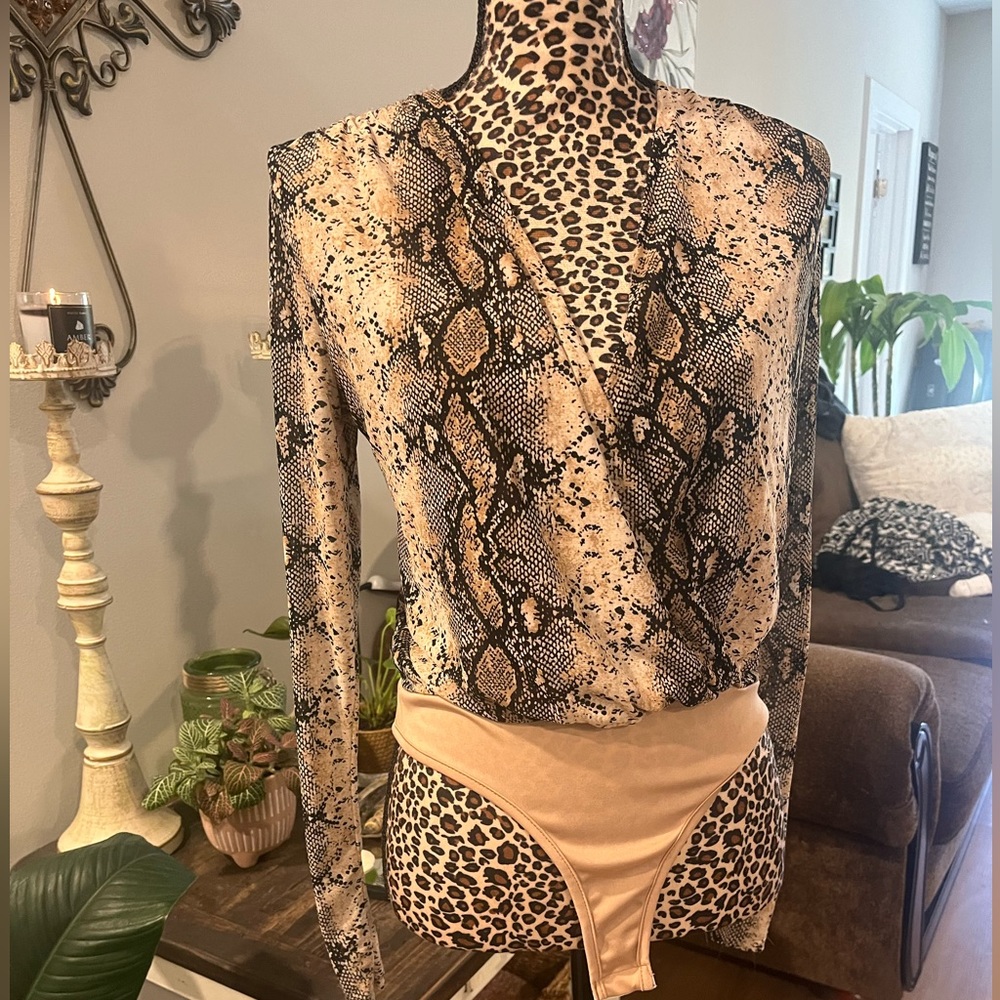 Sexy Snakeskin Bodysuit from Windsor